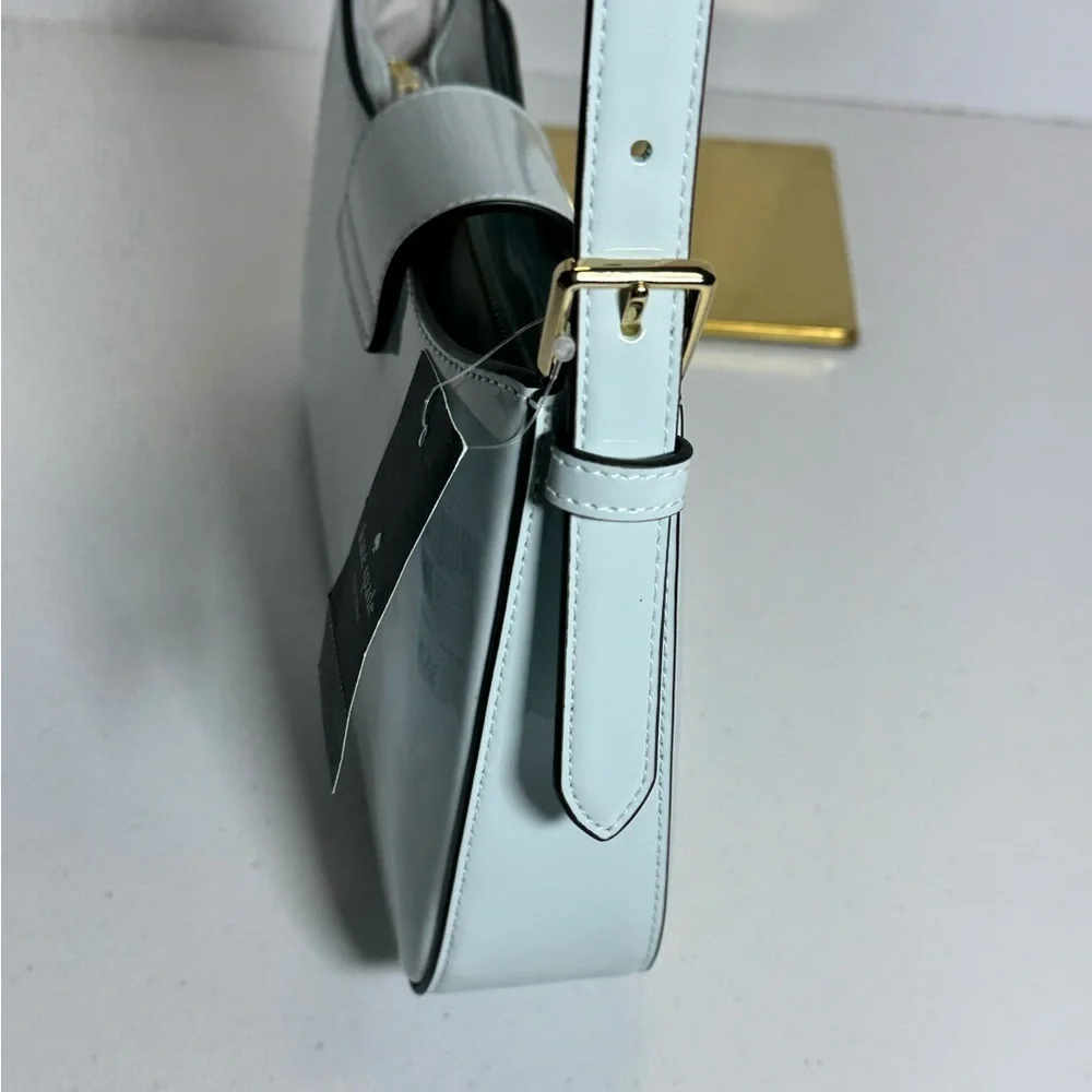 Kate Spade Glossy Pale Blue Shoulder Bag